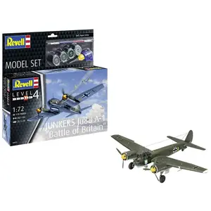 Revell Modelbouwpakket Vliegtuigen - 64972 Junkers Ju88 A-1 - Battle of Britain - Propeller Vliegtuig - Model Set Plastic - 1:72 - Modelbouw pas cher