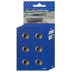 Revell 32202 Verfkleuren voor Leopard 2 A6M+ - 6x14ml - Enamel Set Verf set
