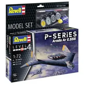 Revell Maquette Arado Ar E.555 - Série P - Échelle 1/72 - Maquette en plastique non construit/non peint avec accessoires - 63790 pas cher