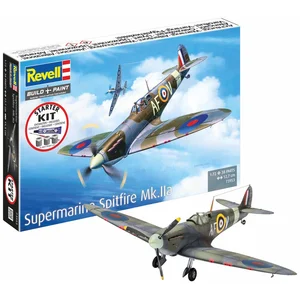 Revell Modelbouwpakket Vliegtuigen - 73953 Supermarine Spitfire Mk.IIa WWII - Brits Propellervliegtuig - Starter Kit Plastic - 1:72 - Modelbouw pas cher