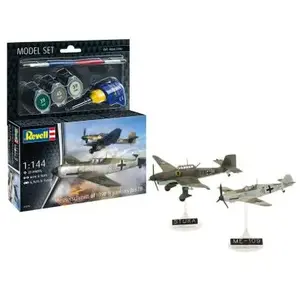 Revell Maquette avion : Model Set Messerschmitt Bf109E & Ju87B Stuka Maquette... pas cher