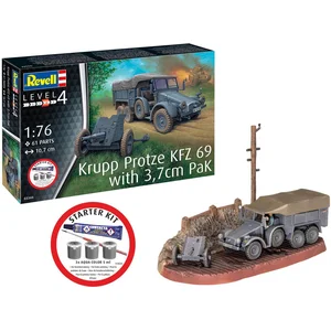 Revell Modelbouwpakket Militaire voertuigen - 73344 Krupp Protze KFZ 6... pas cher