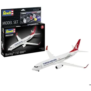 Revell Maquette avion : Model Set Boeing 737-800 Turkish Airlines pas cher