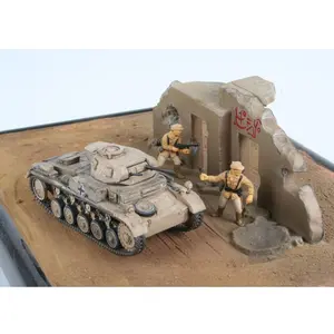 Revell Modelbouwpakket Militaire voertuigen - 63229 Panzerkampfwagen II - PzKpfw II Ausf. F Tank - Model Set Plastic - 1:76 - Modelbouw