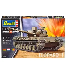 Revell- Char de Combat Leopard 1 échelle 1/35 27,3 cm Maquette, 03240, Non pas cher