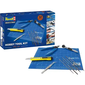 Revell Hobbybasisvoorwerp - 39640 Hobby Tool Kit Pro - Professioneel Gereedschap voor Modelbouw en Hobby - 6-delig Gereedschap pas cher
