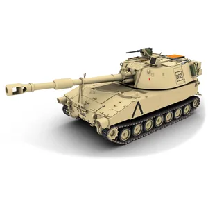 Revell Modelbouwpakket Militaire voertuigen - 03361 M109 A2 - Zelfrijdende Houwitser - Militair Voertuig Plastic - 1:72 - Modelbouw