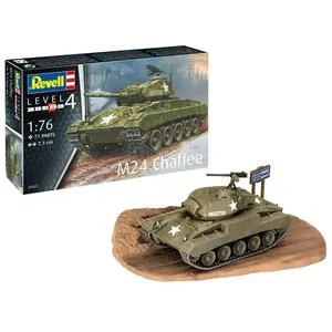 Revell 03323 - maquette de char d'assaut à construire -M24 Chaffee, échelle 1/76 pas cher