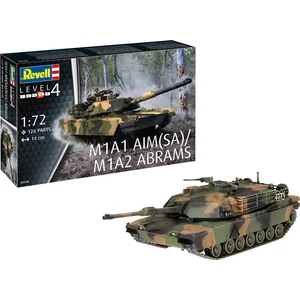 1:72 Revell 03346 M1A1 AIM(SA)/ M1A2 Abrams Tank Plastic Modelbouwpakk...