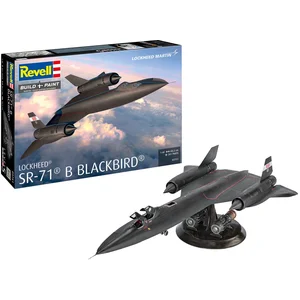 Revell Modelbouwpakket Vliegtuigen - 03751 Lockheed SR-71B Blackbird - Amerikaans Straalvliegtuig Plastic - 1:48 - Modelbouw pas cher