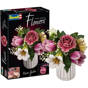 Revell Modelbouwpakket - 00632 Flowers - Bloementuin - Houten Bloemen met Vaas Houten - Revell - Modelbouw pas cher