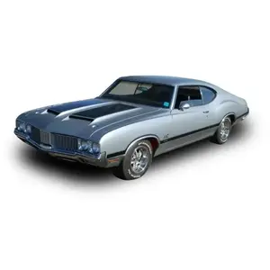 1:25 Revell 07695 1971 Oldsmobile 442 Coupe Plastic Modelbouwpakket pas cher