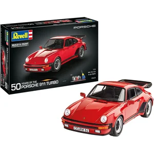 Revell Maquette voiture : Gift Set Porsche 911 Turbo 50th Anniversary pas cher
