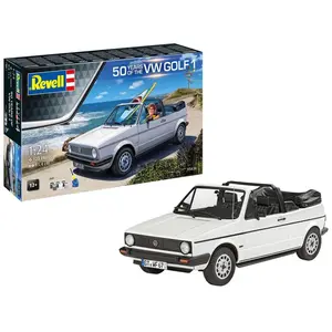 1:24 Revell 05636 Volkswagen VW Golf 1 Cabriolet - 50 Jaar! - Auto - G... pas cher