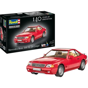 Revell Modelbouwpakket Auto - 05615 Mercedes-Benz 300 SL-24 Coupé - 140 Years MB - Duitse Auto - Geschenkset Plastic - 1:24 - Modelbouw pas cher
