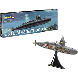 Revell Maquette sous-marin : S.S.B. Abraham Lincoln with Interior pas cher