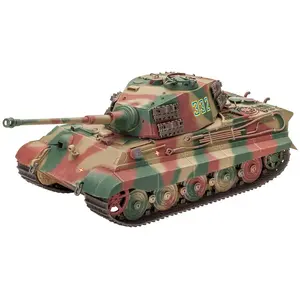 Revell Modelbouwpakket Militaire voertuigen - 63249 Henschel Turret Tiger II Ausf.B - Panzerkampfwagen VI - Model Set Plastic - 1:35 - Modelbouw