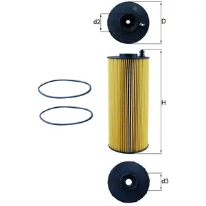 MAHLE OX 1059D Filtre à huile pas cher