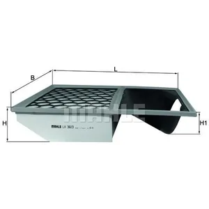 Knecht LX 3603 Motorräume pas cher
