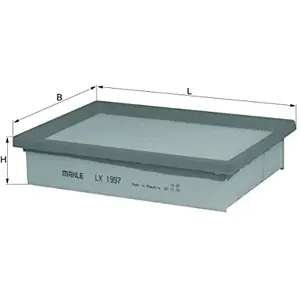 Knecht MAHLE Serviteur Filtre lx1997 Filtre à air pas cher