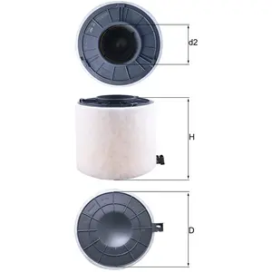 MAHLE LX 4407 Filtre à Air Voiture Moteur pas cher