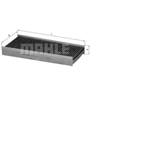 Mahle Filter LAK410 Filtre habitacle avec charbon actif pas cher