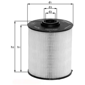 MAHLE KX 178D Filtre à carburant pas cher