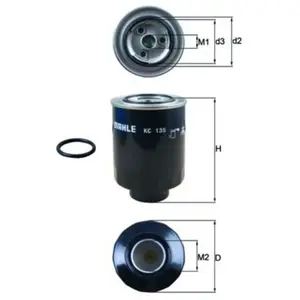 KNECHT FILTER Filtre à carburant pour TOYOTA: Hiace, Hilux, Land Cruis... pas cher