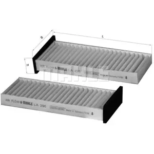 MAHLE LA 296/S Filtre d'habitacle pas cher