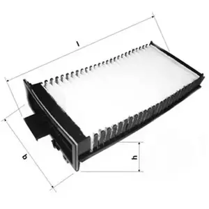 MAHLE LA 175 Filtre d'habitacle pas cher