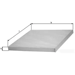 MAHLE LA 87 Filtre d'habitacle