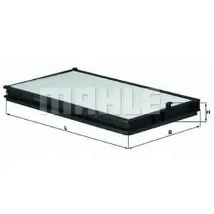 MAHLE LA 177 Filtre d'habitacle pas cher