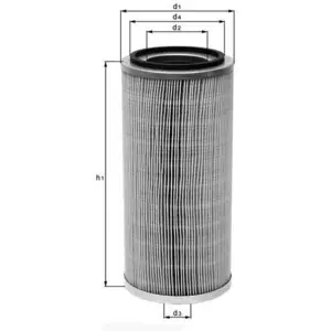 Luchtfilter LX1668 Mahle pas cher