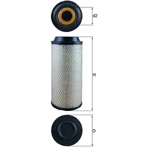 Knecht LX1687 Filtre à air pas cher