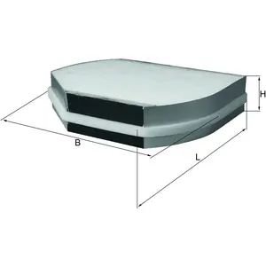 MAHLE Filtre d'habitacle LA 37/1 pas cher