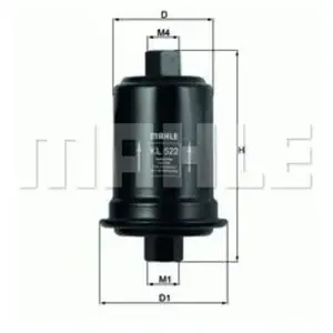 Brandstoffilter KL522 Mahle pas cher