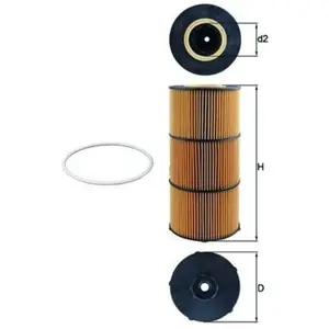 MAHLE OX 832D Filtre à huile pas cher