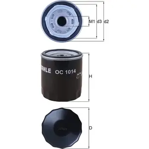 MAHLE OC 1014 Filtre à huile pas cher