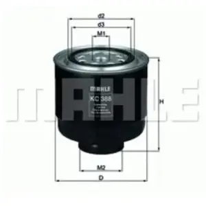 Brandstoffilter KC388D Mahle pas cher