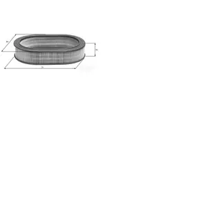 Luchtfilter LX1042 Mahle pas cher