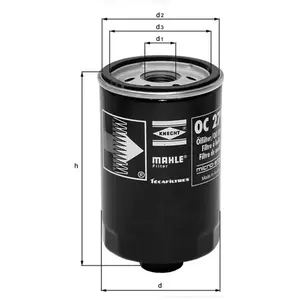 KNECHT FILTER Filtre à huile pour SKODA: Octavia, Fabia (Ref: OC 314) pas cher