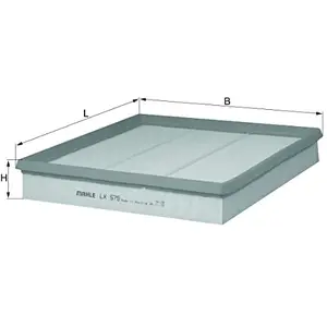 Mahle Knecht Filtre à air LX579 pas cher
