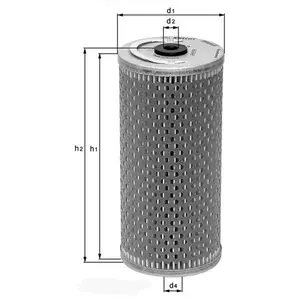 Oliefilter OX92D Mahle pas cher