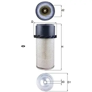 Mahle Knecht LX 649 filtre à air pas cher
