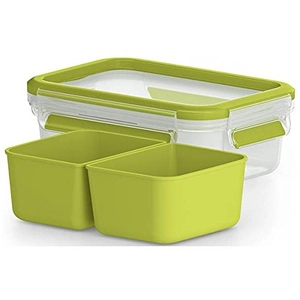 EMSA Boîte à snacks - Clip & Go - Vert - 550 ml pas cher