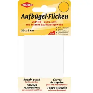 Kleiber & Co 31006 Reparatiedoek opstrijkbaar - wit