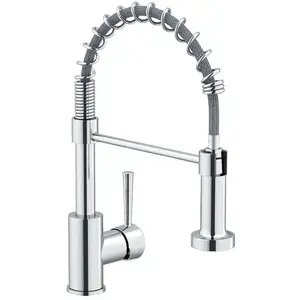Robinetterie de cuisine Lenz - 46070902 - Robinet de cuisine Nova - Chrome - Design parVendu parcdiscount