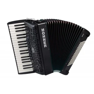 Hohner Bravo III 96 black Silent key - akoestische accordeon