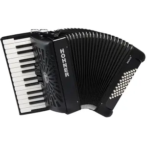 Hohner Bravo II 48 black silent key - Accordeon