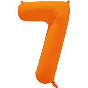 Riethmüller - Folieballon cijfer 7 - neon oranje - 86 cmVendu parbol